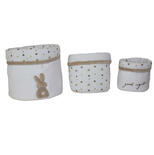 Corbeille lot de 3  ETOILE