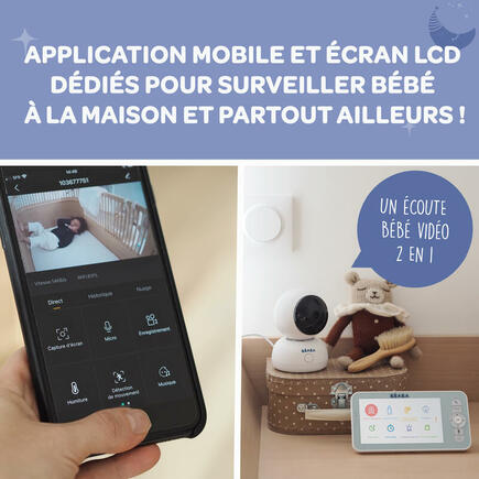 Babyphone avec caméra Zen Premium White - Beaba – Comptoir des Kids