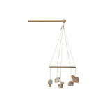 Mobile Bébé En Bois 20x20cm Farm