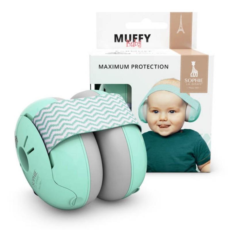 Casque anti-bruit pour bébé Muffy - Noir