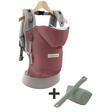 Bundle Porte-bébé Hoodie Carrier Bois de Rose + pack accessoires LOVE RADIUS