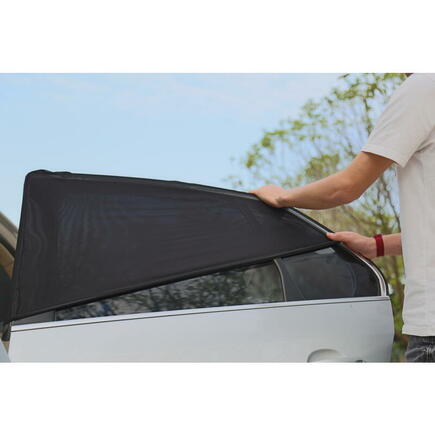 Pare Soleil Voiture Bébé, 2 Ventilé Pare Soleil Chaussette, Chaussette  Voiture par Soleil Arrière pour Bébé et Parents,Universelle Sans Espace  Pare soleils auto avec Protection Solaire UV(105 x 50 cm)