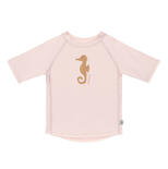 T-Shirt Anti-UV Manches Courtes Hippocampe 7-12 Mois Rose