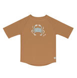 T-Shirt Anti-UV Manches Courtes Crabe 13-18 Mois Caramel