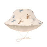 Chapeau anti-UV Animaux de la Mer 19-36 Mois Blanc