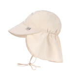 Casquette Protège Nuque 7-18 Mois Blanc Cassé