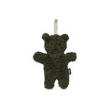 Attache Sucette Teddy Bear Leaf Green