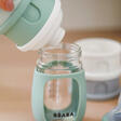 Boite Doseuse 4 Compartiments Cotton White/Sage Green BEABA