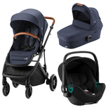 Poussette TRIO Strider M Baby-Safe 3 Nacelle Strider M Blue
