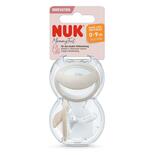 Lot de 2 sucettes Mommyfeel 0-6m Greige