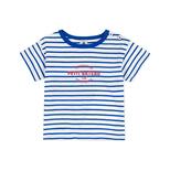 Tee Shirt Manches Courtes Marshmallow/Perse 6 mois