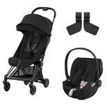 Poussette DUO Coya Matt Black Sepia Black + Cloud Z2 Deep Black