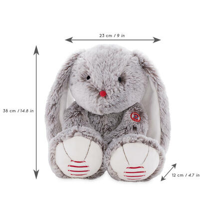 Peluche Lapin Gris 67 cm