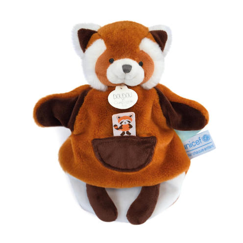 Panda Roux Marionnette UNICEF 25 cm DOUDOU ET COMPAGNIE, Vente en ligne de  Doudou et peluche