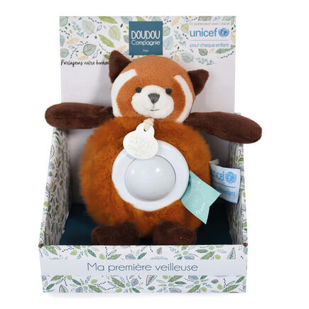 Veilleuse Panda Roux UNICEF 20 cm DOUDOU ET COMPAGNIE - 2