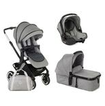 Poussette TRIO CROSSLIGHT Pro + Micro Pro 2 + Koos I-size R1 Dim Grey