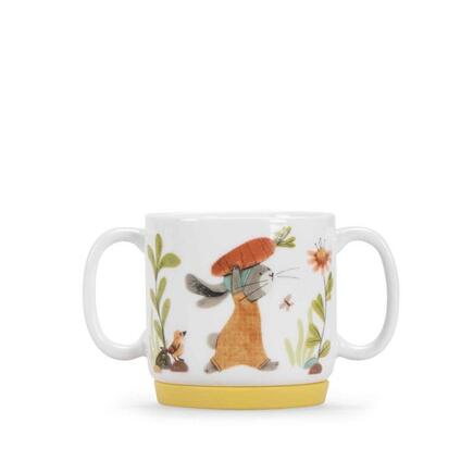 Set Vaisselle Porcelaine Trois Petits Lapins Blanc MOULIN ROTY