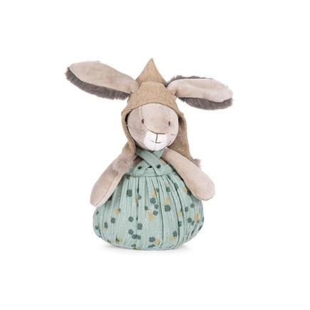 Doudou Lapin Musical Trois Petits Lapins Sauge MOULIN ROTY