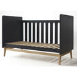 Lit bébé 120x60 transformable en banquette Pure Black PERICLES - 3