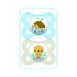 2 Sucettes Décor Animaux 2-6m Silicone MAM - 8