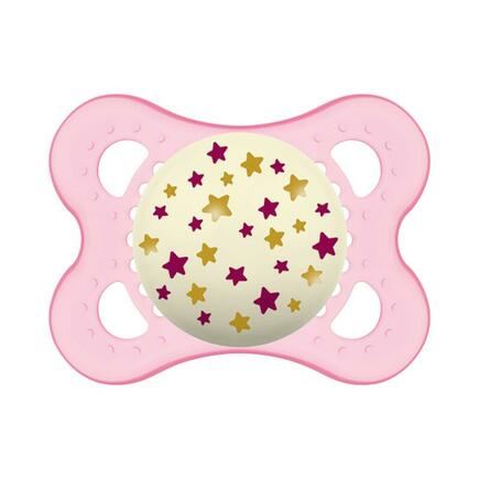 Mam Sucette Silicone Night Rose 0-6 mois 