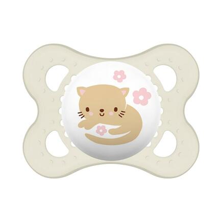 2 Sucettes Décor Animaux 2-6m Silicone MAM - 6