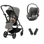 Poussette DUO EEZY S TWIST+ 2 BLK Lava Grey Cloud T Mirage Grey