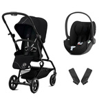 Poussette DUO EEZY S TWIST+ 2 BLK Moon Black Cloud T Sepia Black