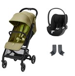 Poussette DUO BEEZY Nature Green 2023 Cloud T Sepia Black