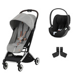 Poussette DUO Orfeo Lava Grey + Cloud T I-Size Sepia Black