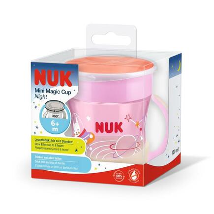 Mini Magic Cup - 360 Poignées - Nuit Rose 6m + NUK - 2