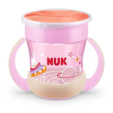 Mini Magic Cup - 360 Poignées - Nuit Rose 6m + NUK, Vente en ligne de  Accessoires repas bébé