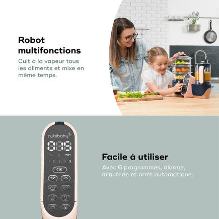 Robot cuiseur mixeur Nutribaby + XL BABYMOOV : Comparateur, Avis, Prix