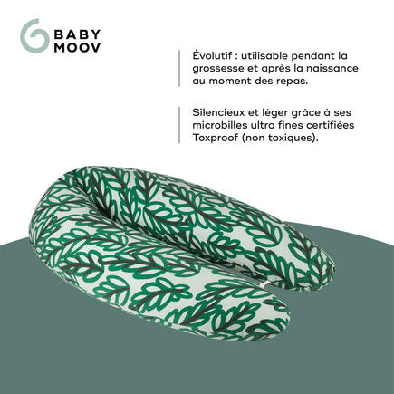 Coussin de grossesse B.LOVE Vegetal Vert BABYMOOV - 4