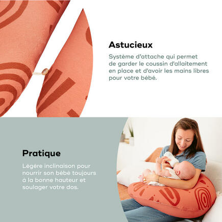 Coussin de grossesse B.LOVE Earth Terracotta BABYMOOV - 5
