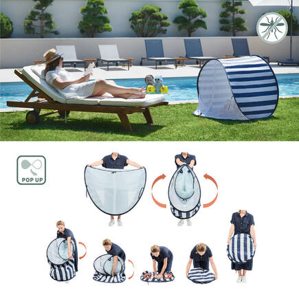 Badabulle Tente Anti-UV Bébé, Grande Tente de Plage, Haute Protection  Solaire FPS 50+, Système Pop-Up, Vert