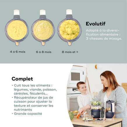 Nutribaby(+) XL Robot multifonctions bébé Grande capacité BABYMOOV - 8