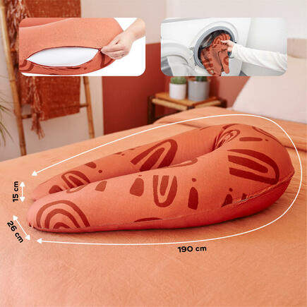 Coussin de grossesse B.LOVE Earth Terracotta BABYMOOV - 8