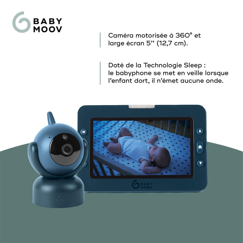 Babymoov - Video-Babyphone Yoo Master Plus + GRATIS 11-tlg. Pflege-Set  Splash 
