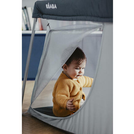 Lit Parapluie Pliant Bébé 3 en 1 avec Matelas Ciel Moustiquaire