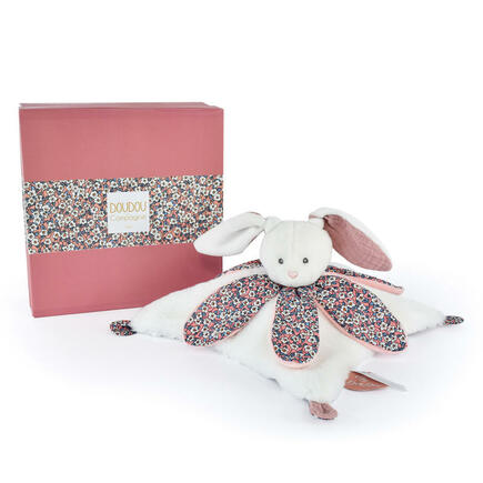 Doudou Lapin Rose Bohaime Pétale Rose DOUDOU ET COMPAGNIE