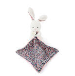 Doudou Lapin Rose Bohaime Blanc