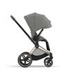 Poussette e-PRIAM Chrome Black Mirage Grey 2023 CYBEX - 11