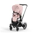 Poussette e-PRIAM Chrome Black Peach Pink 2023 CYBEX