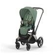 Poussette e-PRIAM Chrome Black Leaf Green 2023 CYBEX - 9