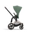 Poussette PRIAM Chrome Black Leaf Green 2023 CYBEX - 4