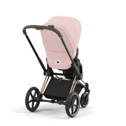 Poussette e-PRIAM Chrome Black Peach Pink 2023 CYBEX - 7