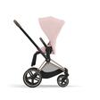 Poussette e-PRIAM Chrome Black Peach Pink 2023 CYBEX - 2