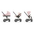 Poussette e-PRIAM Chrome Black Peach Pink 2023 CYBEX - 3