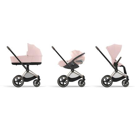 Poussette e-PRIAM Chrome Black Peach Pink 2023 CYBEX - 3